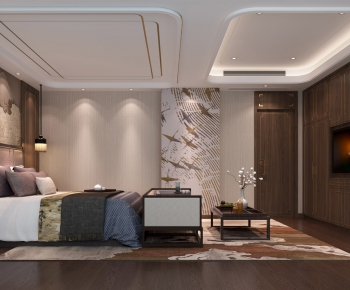 New Chinese Style Bedroom-ID:593231268