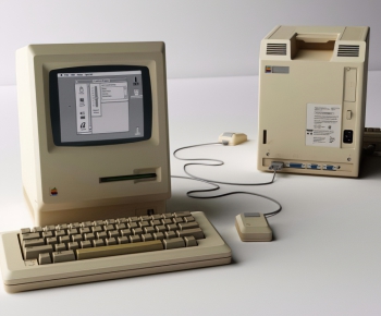 现代复古老式电脑-ID:139095145