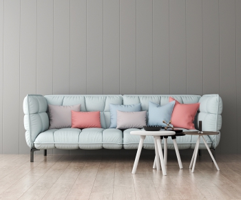 Nordic Style Three-seat Sofa-ID:933886639