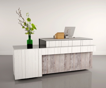 Modern Reception Desk-ID:990892339
