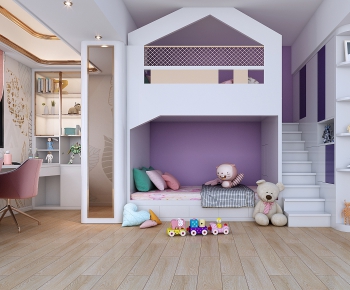 Modern Girl's Room Daughter's Room-ID:680832623