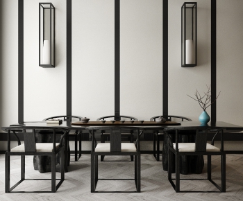 New Chinese Style Tea Tables And Chairs-ID:643684428