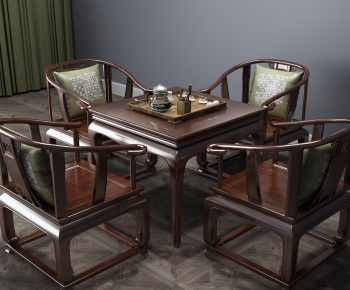 New Chinese Style Tea Tables And Chairs-ID:206391597