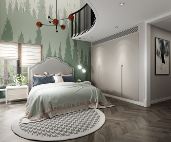 Nordic Style Bedroom-ID:449796224