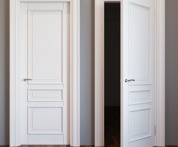 Simple European Style Solid Wood Door-ID:490573139