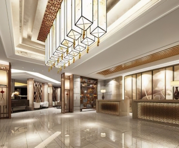 New Chinese Style Lobby Hall-ID:834575442