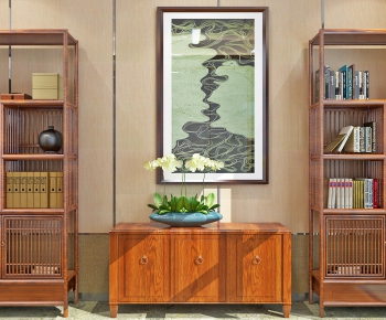New Chinese Style Decorative Cabinet-ID:819376664