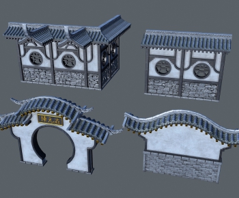 New Chinese Style Building Component-ID:642915342
