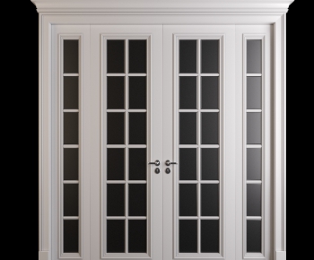Simple European Style Double Door-ID:684155425