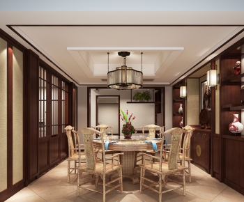 Chinese Style Dining Room-ID:553714878