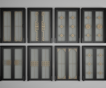 New Chinese Style Door-ID:157231558