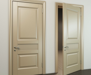 Modern Solid Wood Door-ID:627298847