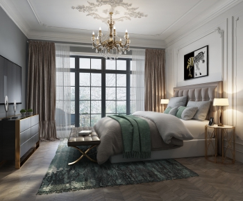 French Style Bedroom-ID:114769866