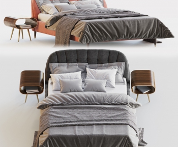 Modern Double Bed-ID:465457454