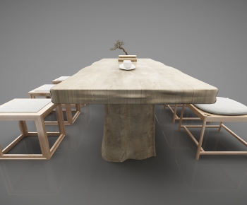 New Chinese Style Tea Tables And Chairs-ID:421249253