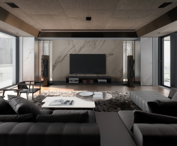Modern A Living Room-ID:815813478