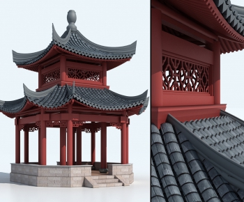 Chinese Style Ancient Architectural Buildings-ID:193534466