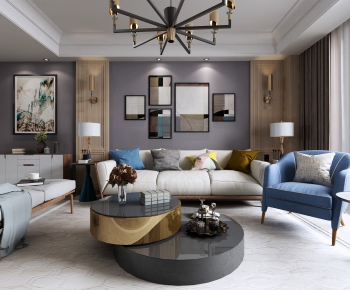 Modern A Living Room-ID:837995421