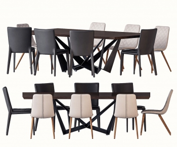 Nordic Style Dining Table And Chairs-ID:656058244