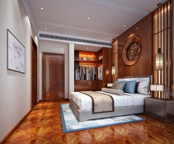 New Chinese Style Bedroom-ID:872280333