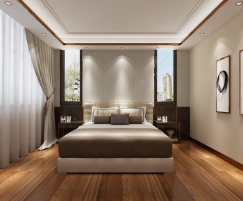 New Chinese Style Bedroom-ID:747510113