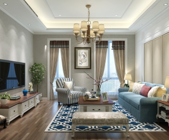 American Style A Living Room-ID:299968822