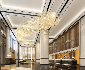 New Chinese Style Lobby Hall-ID:516232791