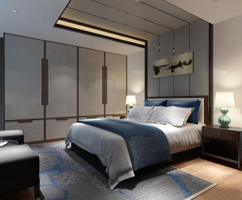 New Chinese Style Bedroom-ID:523420284