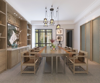 New Chinese Style Dining Room-ID:303223136