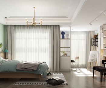 Nordic Style Bedroom-ID:576692985