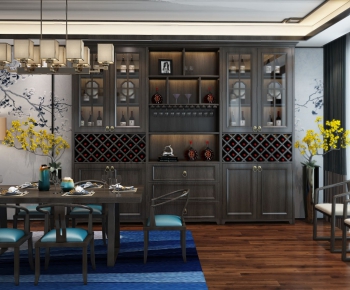 New Chinese Style Dining Room-ID:292754576