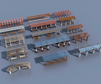 New Chinese Style Building Component-ID:387743959