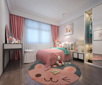 Nordic Style Girl's Room Daughter's Room-ID:140437826
