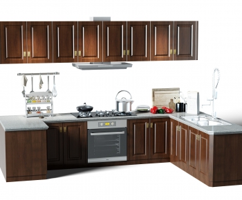 Simple European Style Kitchen Cabinet-ID:318738121