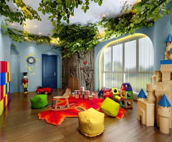 Mediterranean Style Children's Room-ID:538670682