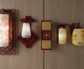 New Chinese Style Wall Lamp-ID:833940443