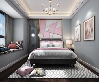 Modern Bedroom-ID:660480855