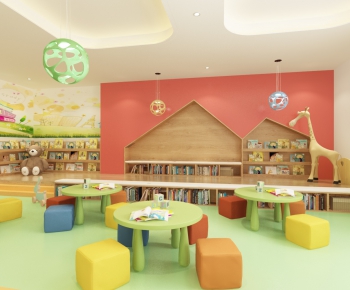 现代儿童阅览室-ID:794001452