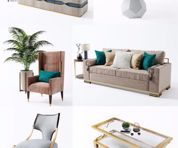 Post Modern Style Sofa Combination-ID:678414139