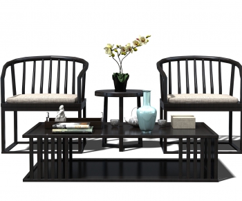 New Chinese Style Leisure Table And Chair-ID:674677732