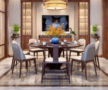 New Chinese Style Dining Room-ID:213769799