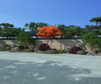New Chinese Style Garden Landscape-ID:889247725