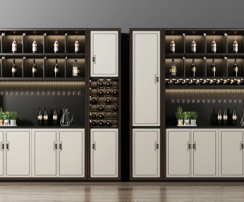 New Chinese Style Wine Cabinet-ID:123481333