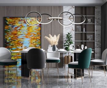 Modern Dining Table And Chairs-ID:113018599