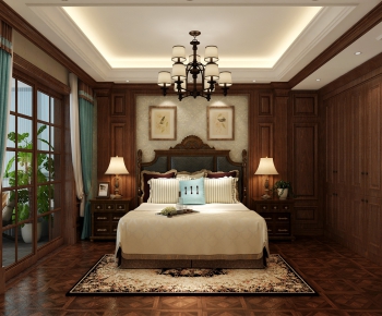 American Style Bedroom-ID:178980161