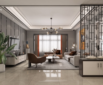 Modern A Living Room-ID:856237715