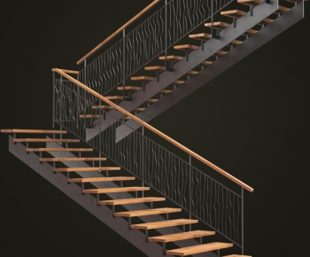 Modern Stair Balustrade/elevator-ID:587086321