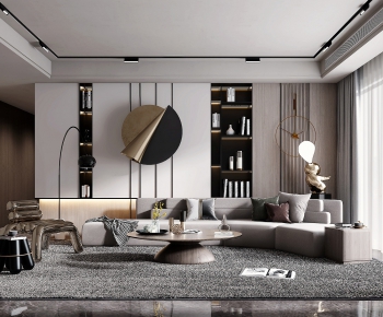 Modern A Living Room-ID:594721979
