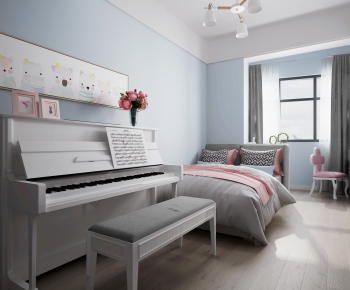 Modern Girl's Room Daughter's Room-ID:415541427