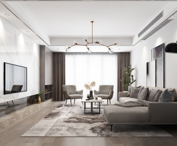 Modern A Living Room-ID:202813695